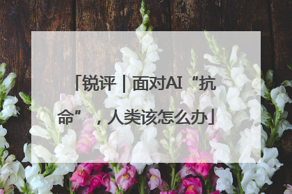 锐评｜面对AI“抗命”，人类该怎么办