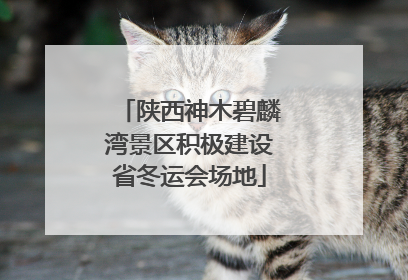 陕西神木碧麟湾景区积极建设省冬运会场地