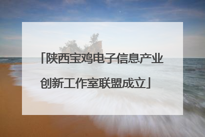 陕西宝鸡电子信息产业创新工作室联盟成立