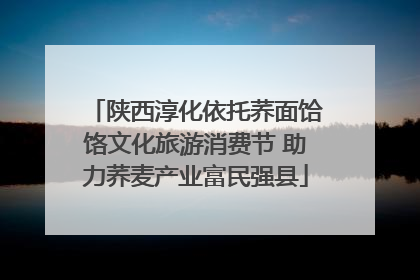 陕西淳化依托荞面饸饹文化旅游消费节 助力荞麦产业富民强县