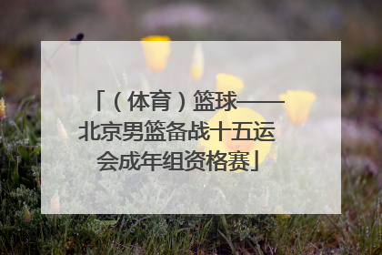 （体育）篮球——北京男篮备战十五运会成年组资格赛