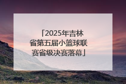 2025年吉林省第五届小篮球联赛省级决赛落幕