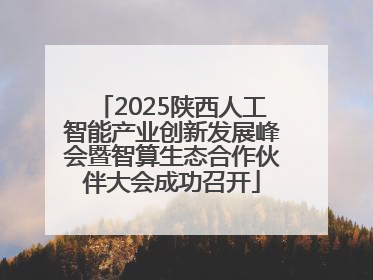 2025陕西人工智能产业创新发展峰会暨智算生态合作伙伴大会成功召开